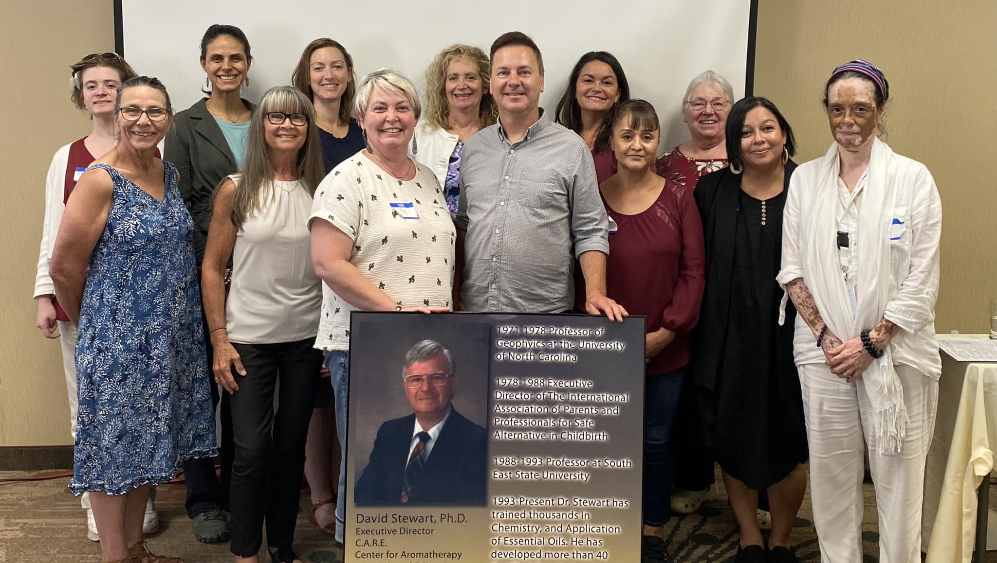 Relationship and Connection 3 Participants in CARE’s annual Advanced Bible Oils class in July with instructor Anthony Stewart, FCCI