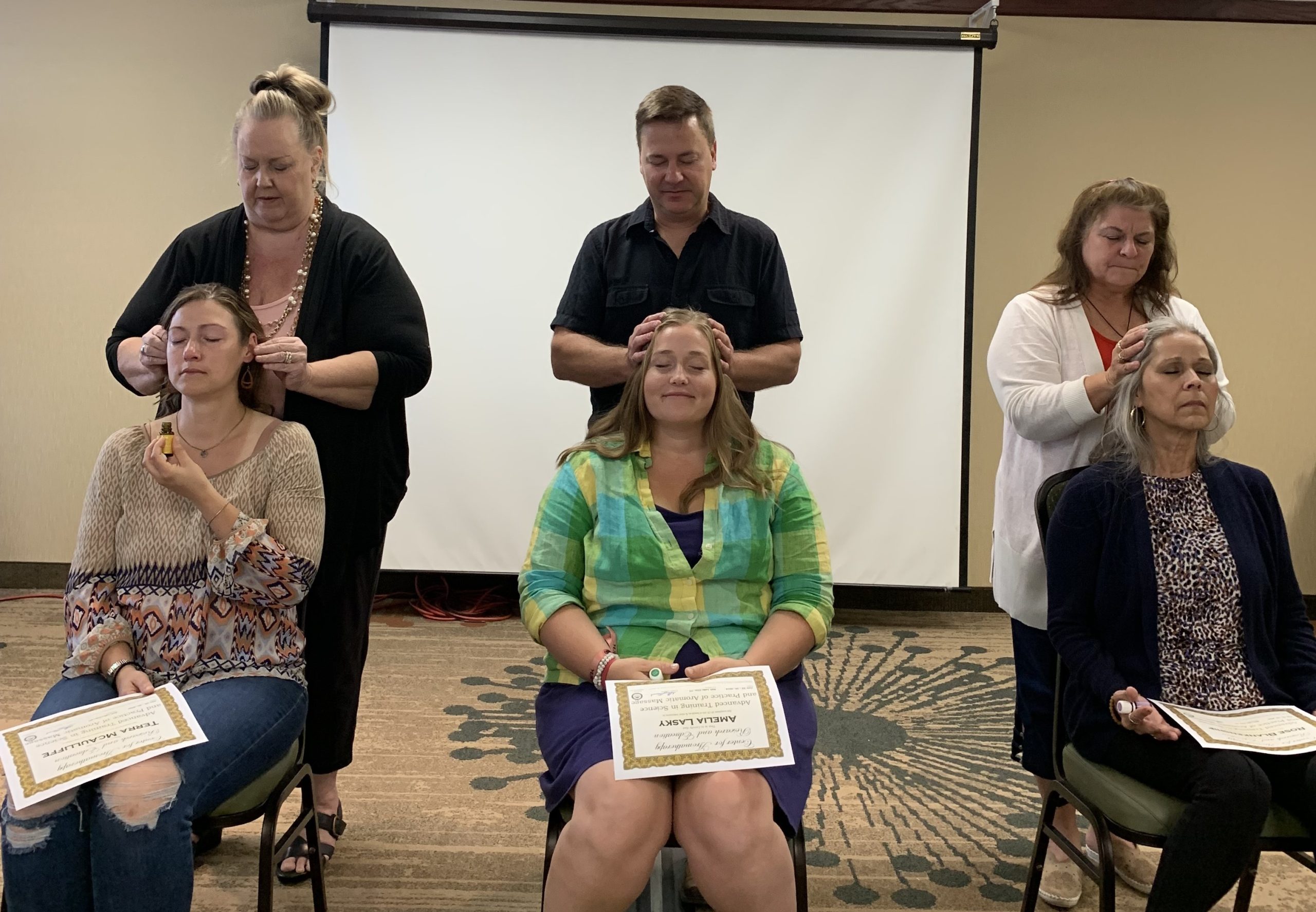 Relationship and Connection 10 CARE Instructors receiving anointing