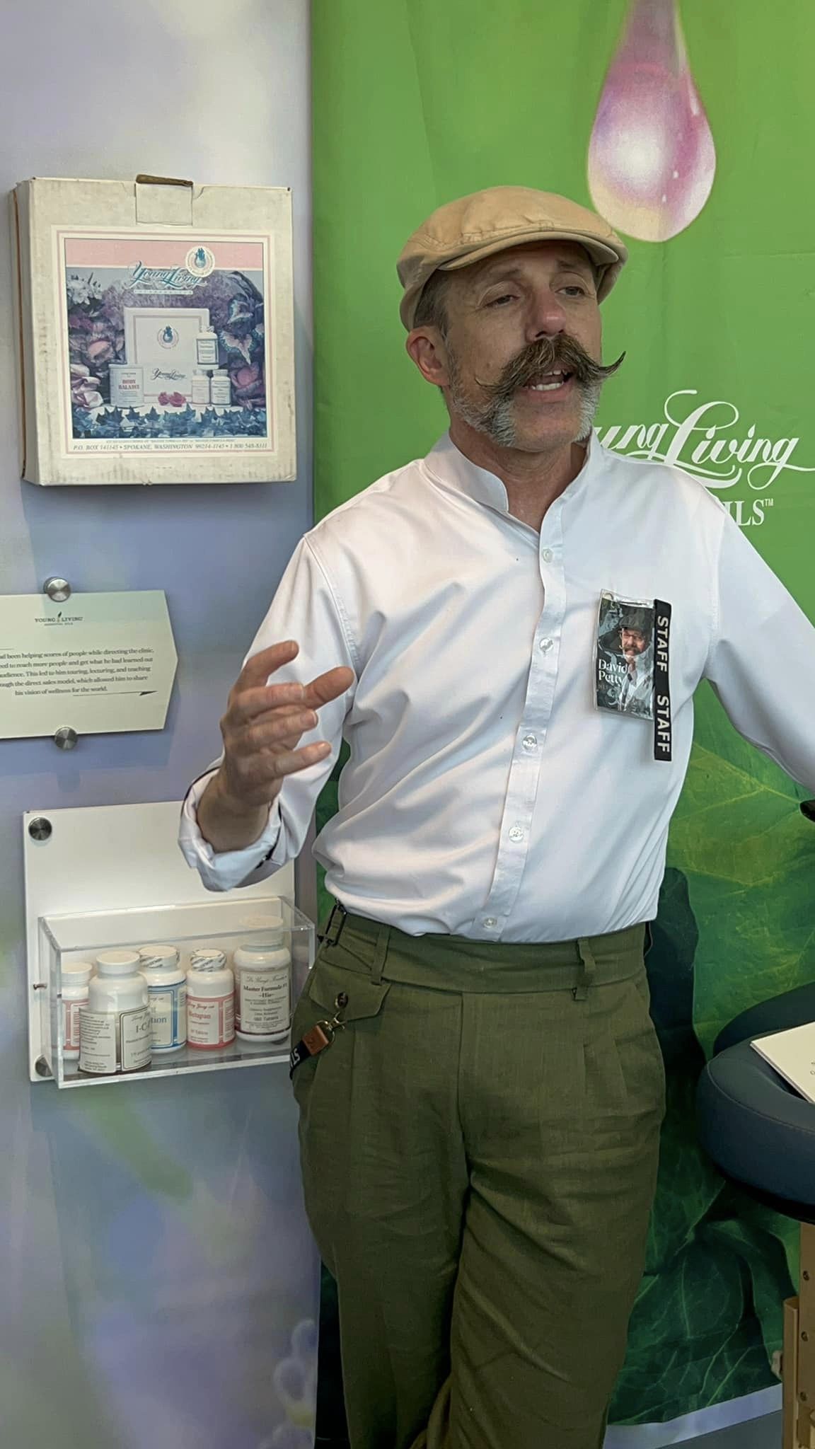 Relationship and Connection 11 Young Living’s historian Dave Petty telling CARE Instructors some of the company’s rich history