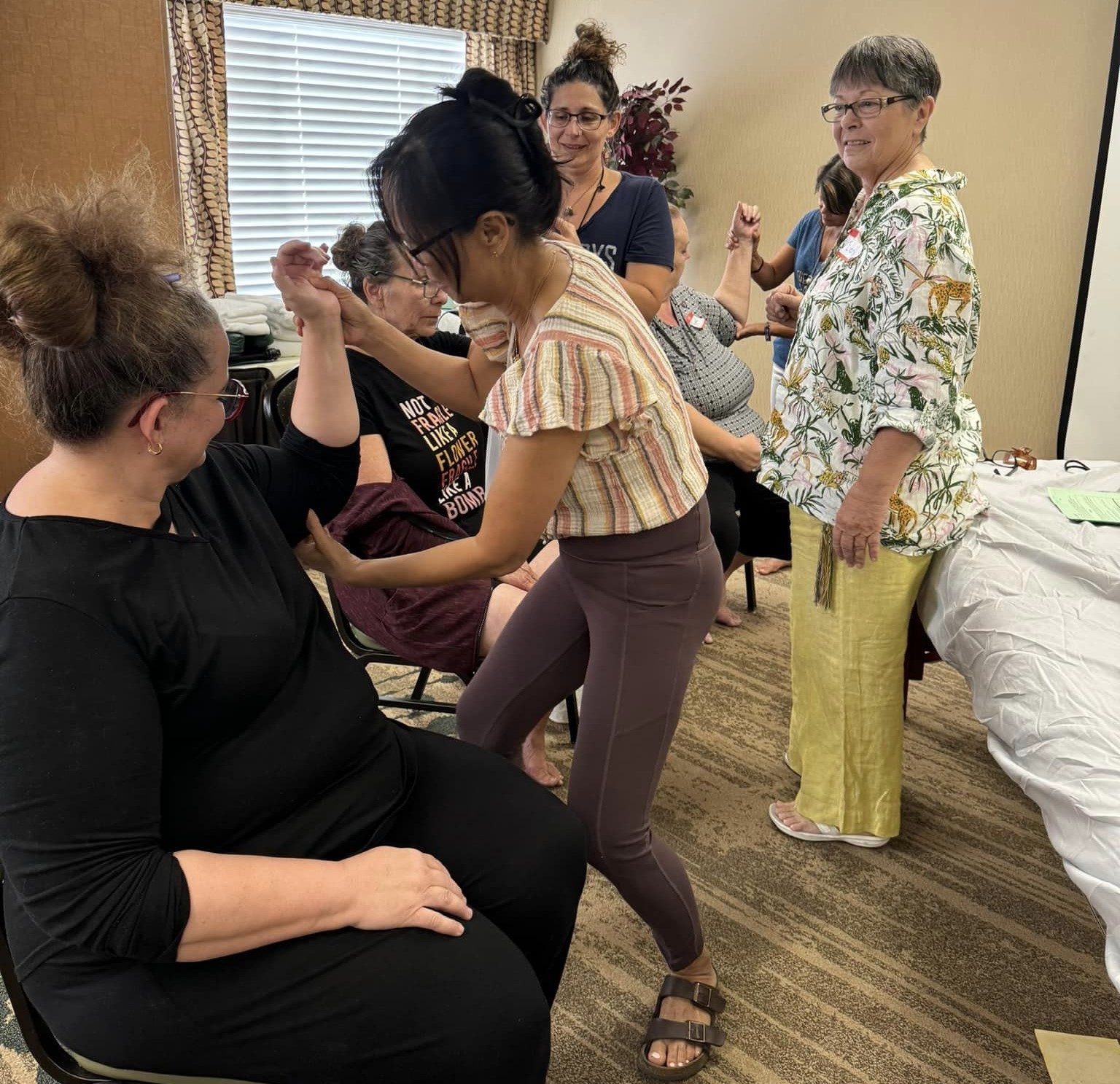 Relationship and Connection 13 During skills check Jasmine Phong, FCCI demonstrates Heart Vitaflex