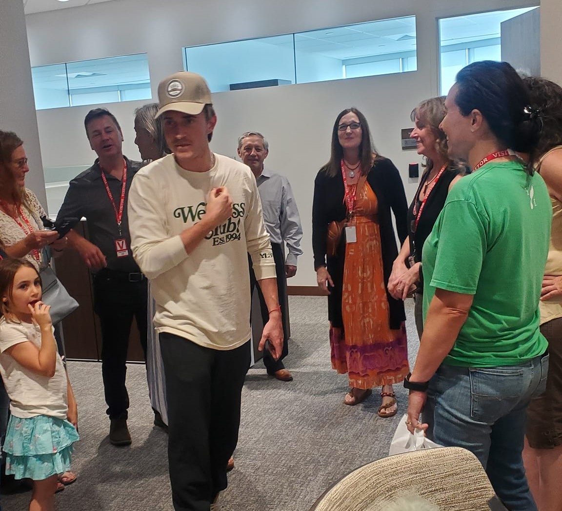 Relationship and Connection 6 Josef Young unexpectedly popped in for a few minutes to share with CARE Instructors